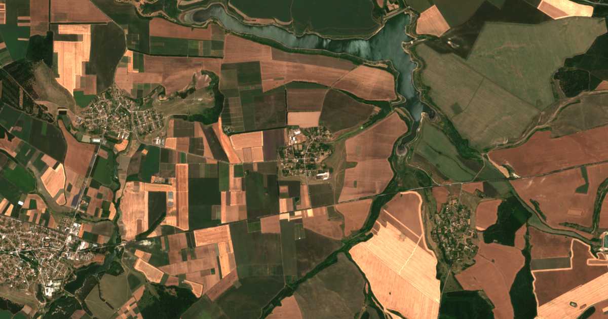 Carte satellite de Kroyach