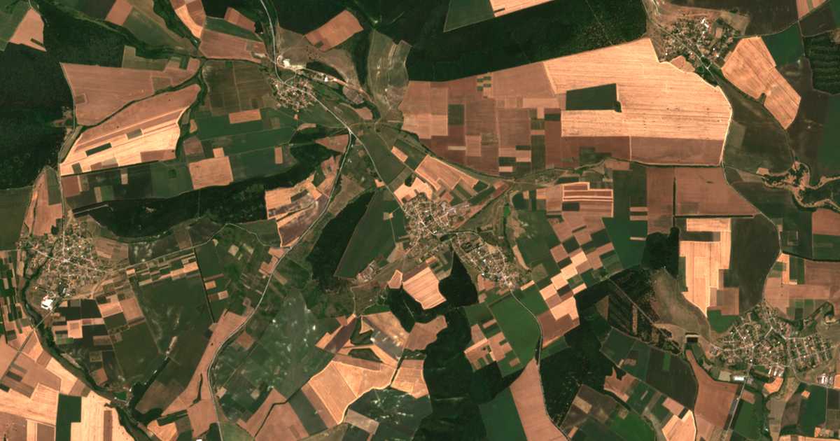 Carte satellite de Sinja Voda