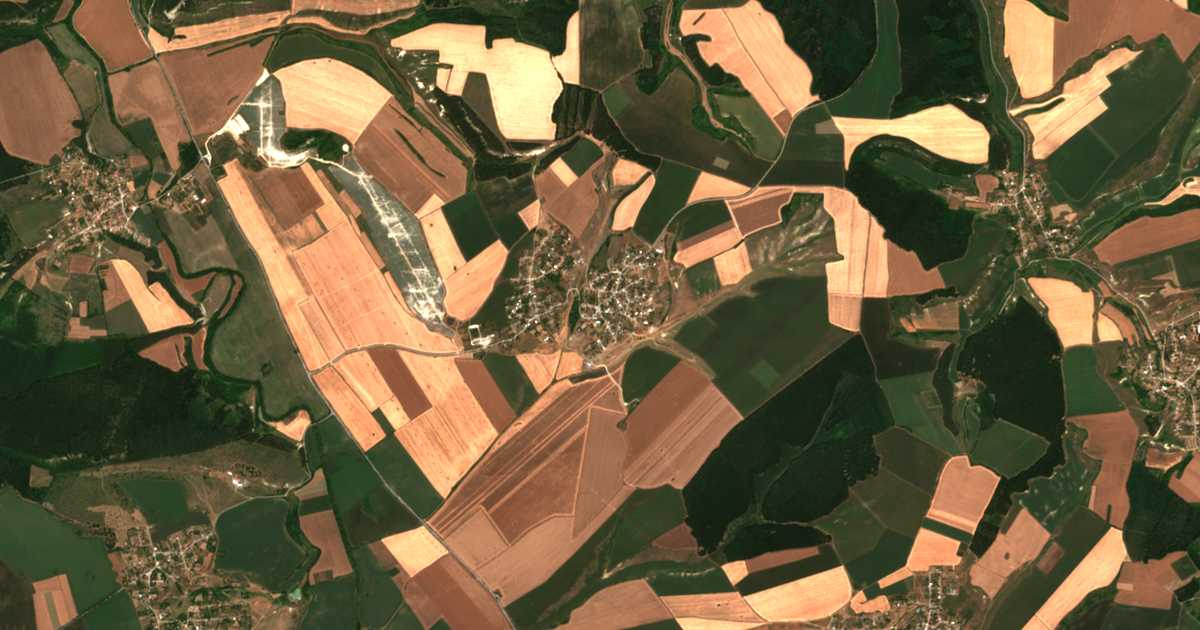 Carte satellite de Veselina