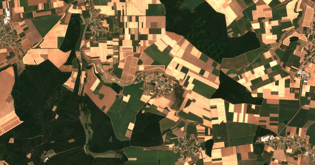 Carte satellite de Pchelina