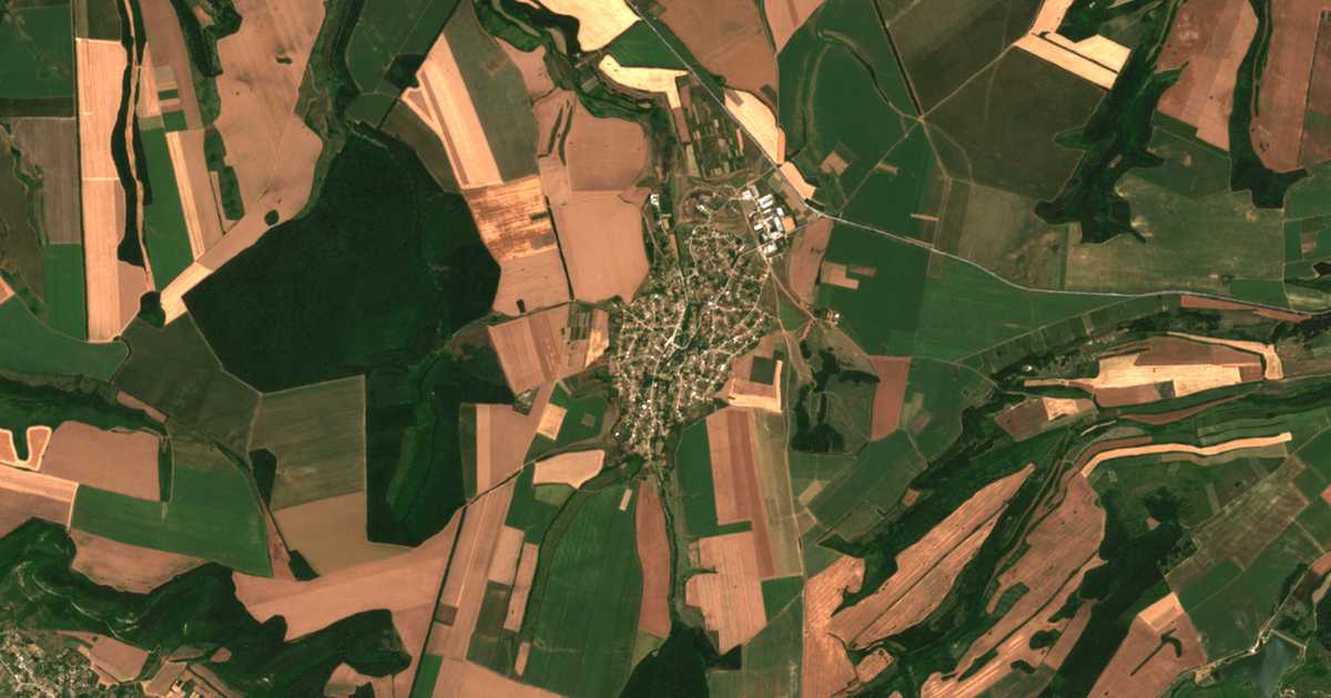 Carte satellite de Ezertché