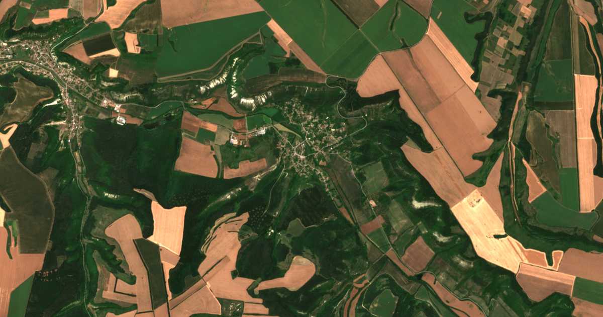 Carte satellite de Kostandenets