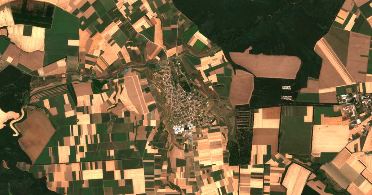 Carte satellite de Brestovene