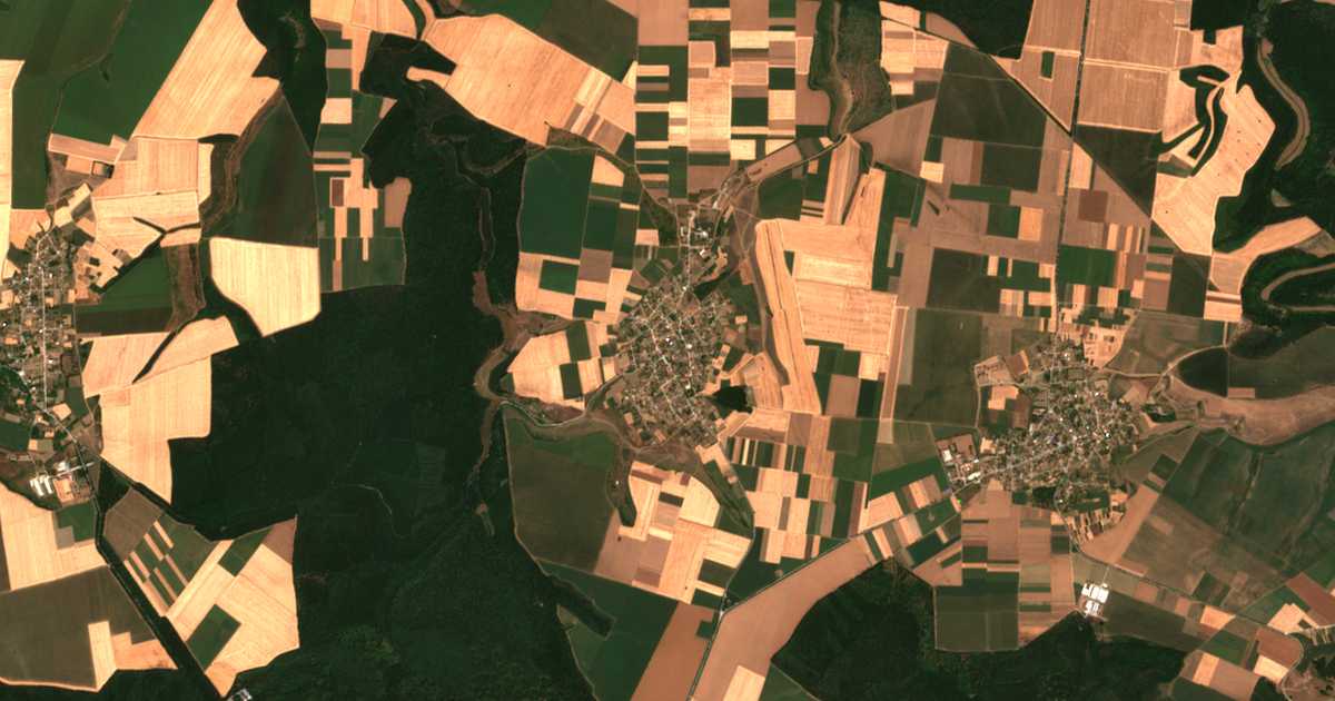 Carte satellite de Prelez
