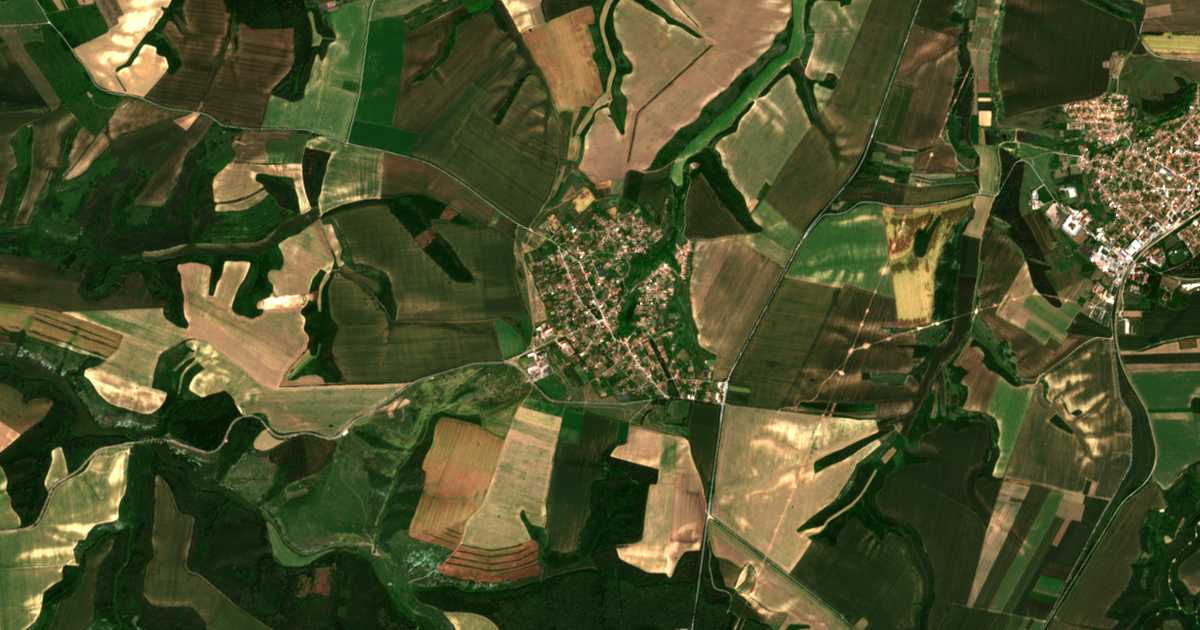 Carte satellite de Obretenik