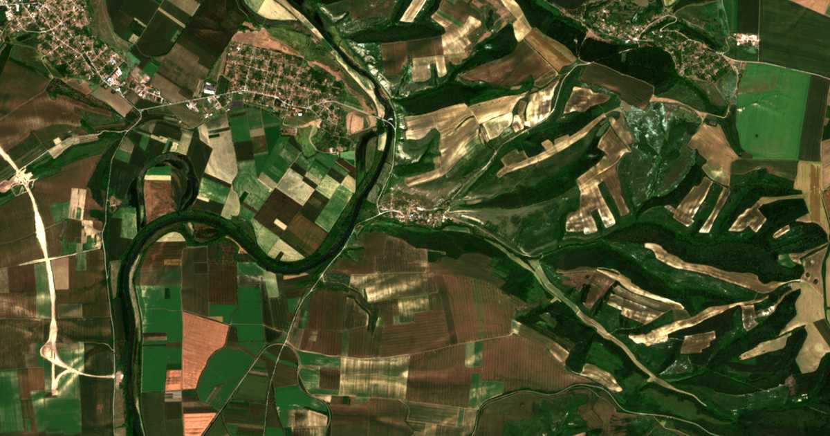 Carte satellite de Botrov