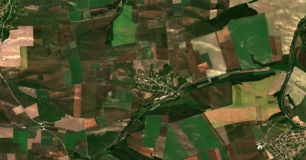 Carte satellite de Peychinovo