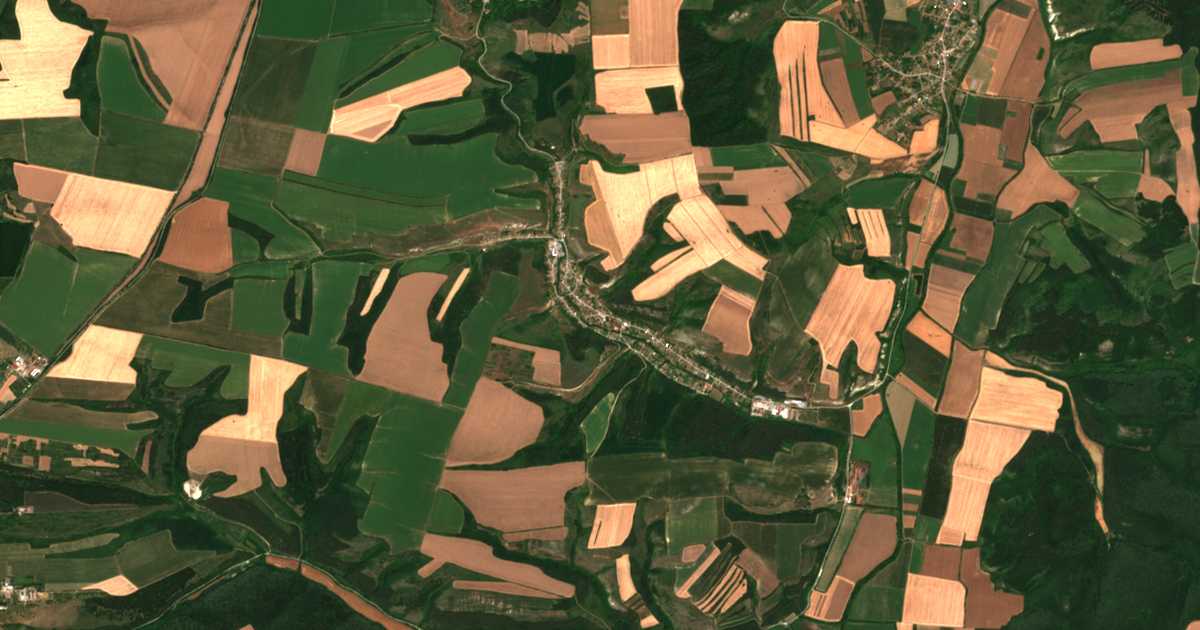 Carte satellite de Bǎzovec