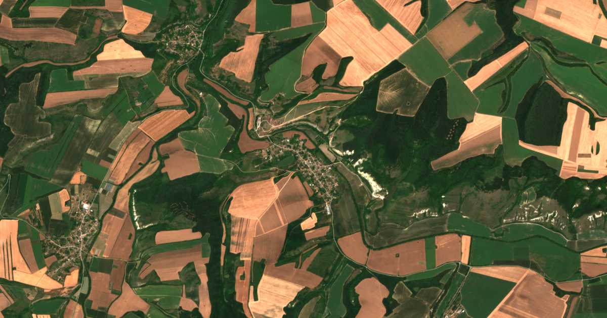 Carte satellite de Ostrica