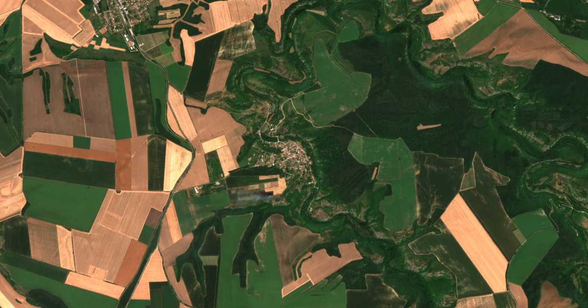 Carte satellite de Koshov