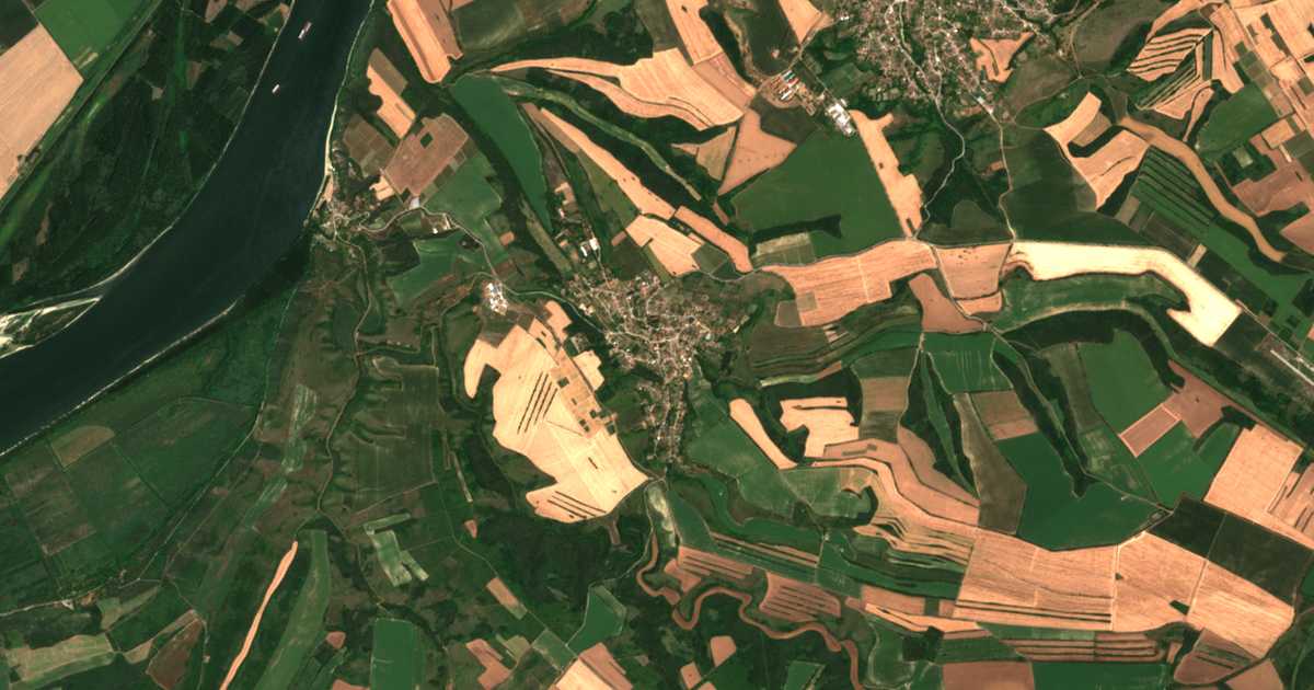 Carte satellite de Mečka