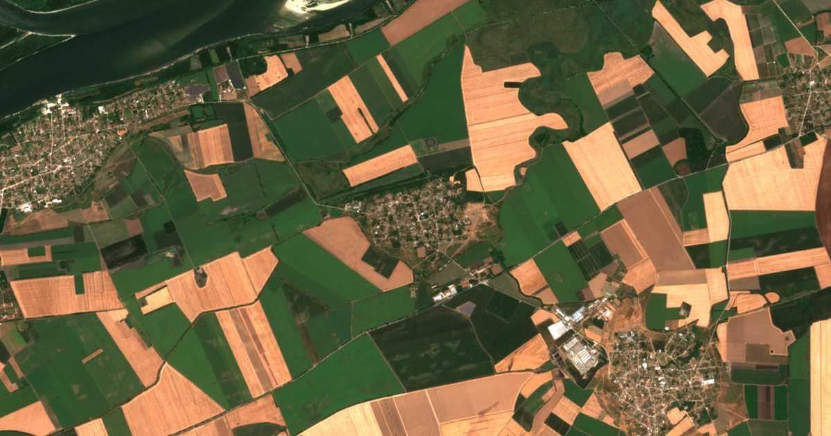 Carte satellite de Babovo