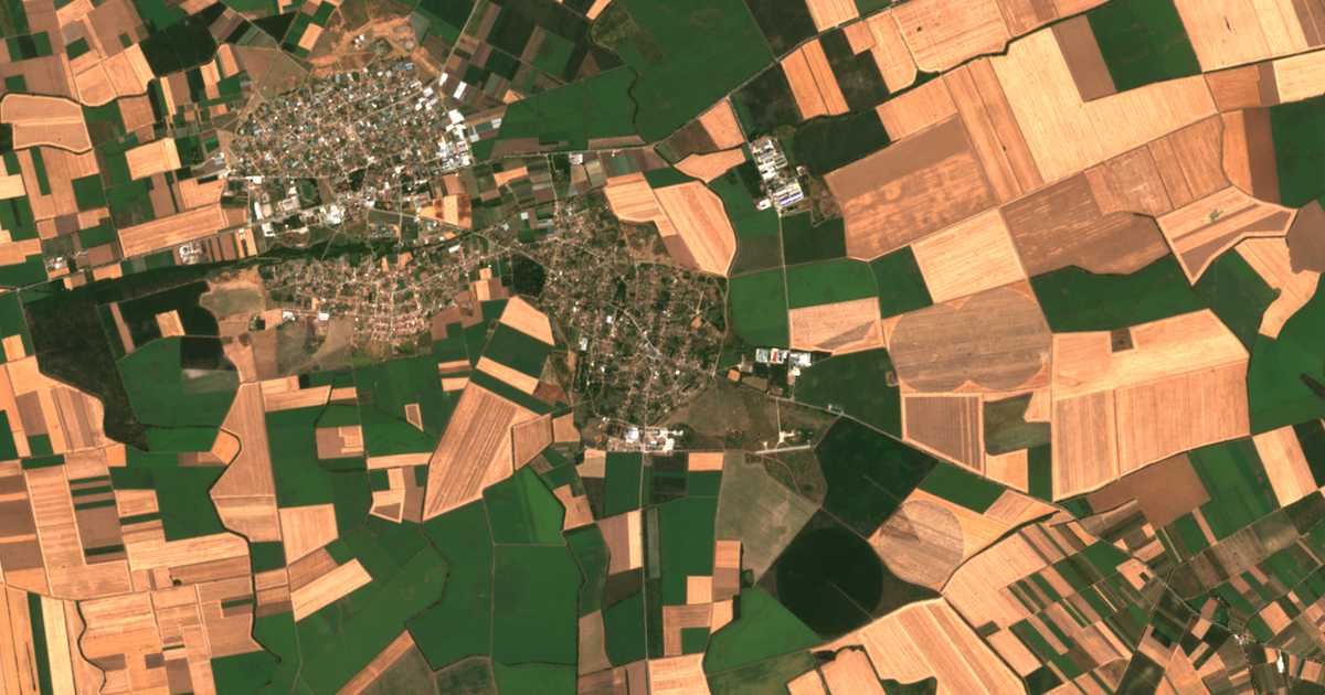 Carte satellite de Borisovo