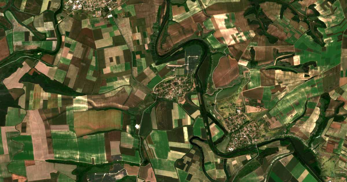 Carte satellite de Džuljunica