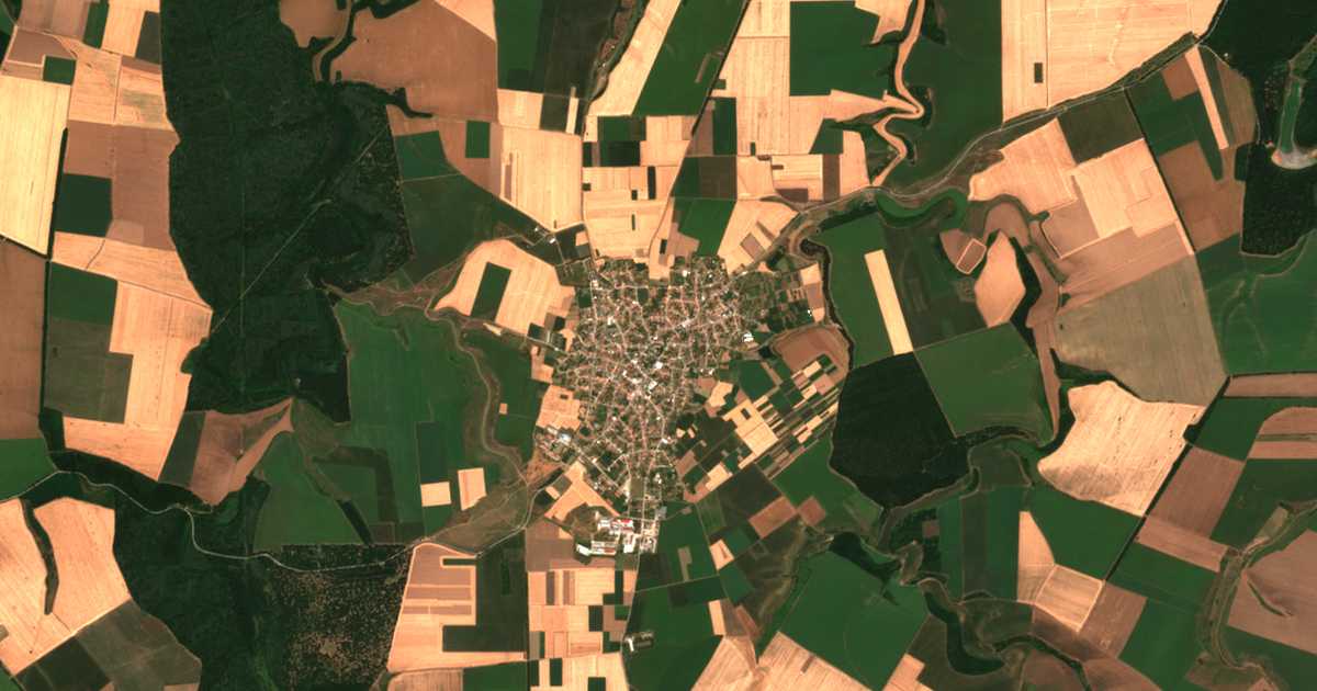 Carte satellite de Glodževo