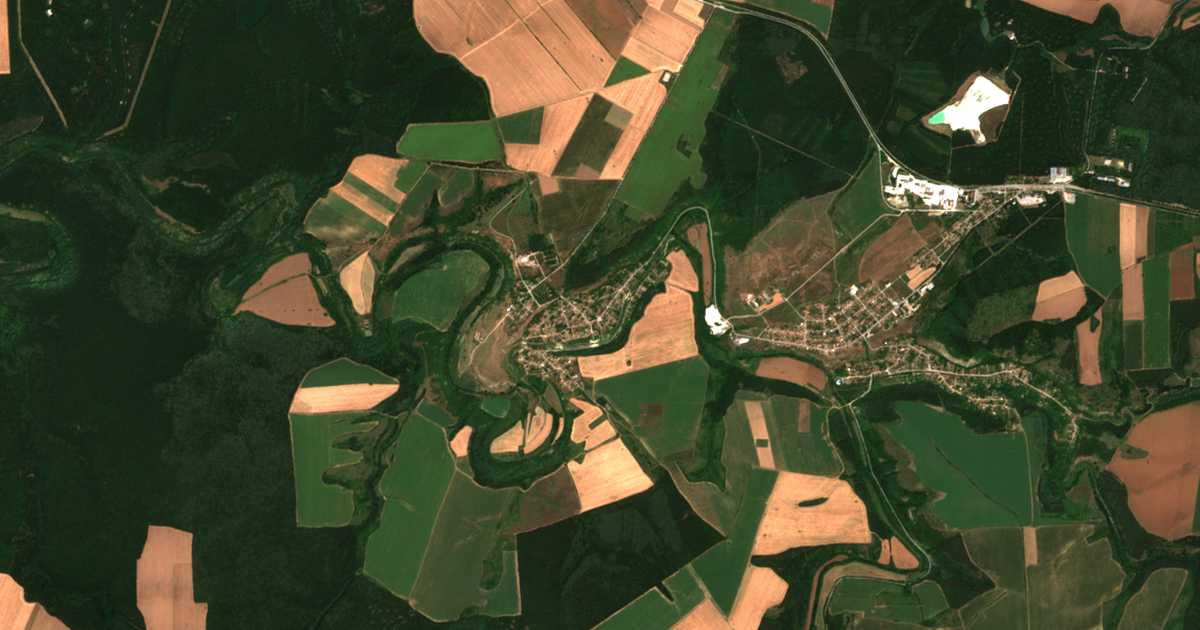 Carte satellite de Krivnja
