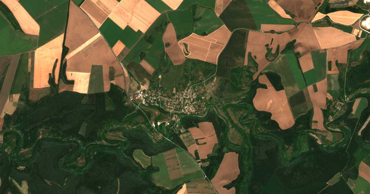 Carte satellite de Pisanets