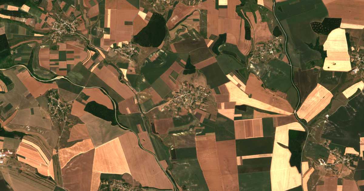Carte satellite de Cherna