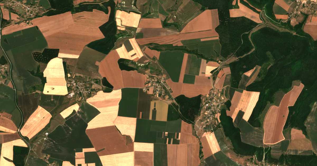 Carte satellite de Kalino