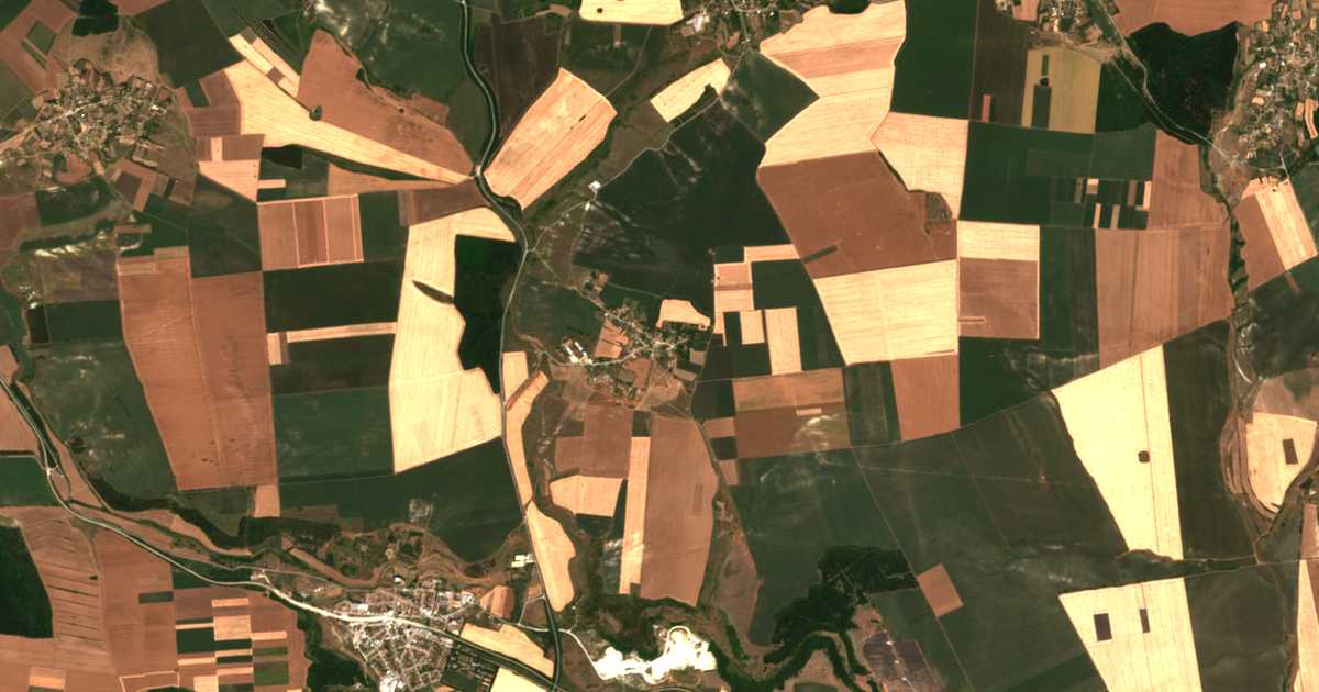 Carte satellite de Slivak