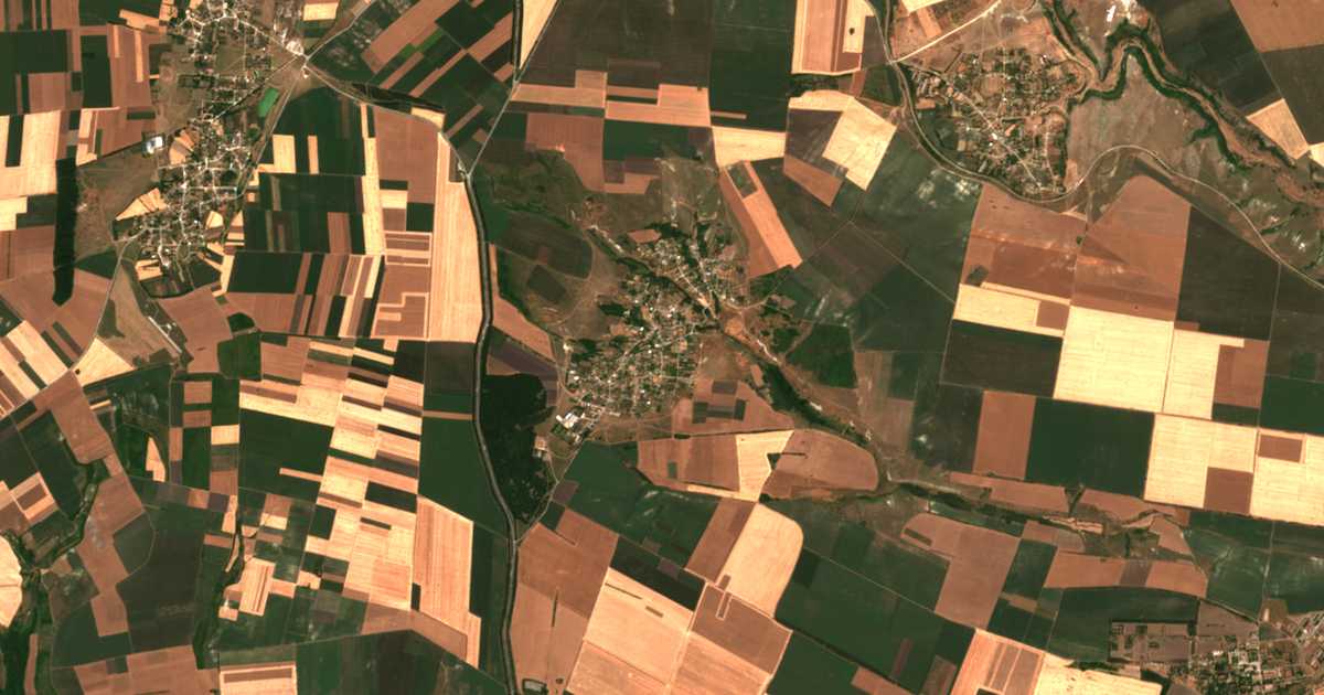 Carte satellite de Vǎrbak