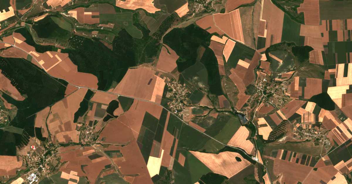Carte satellite de Zvegor