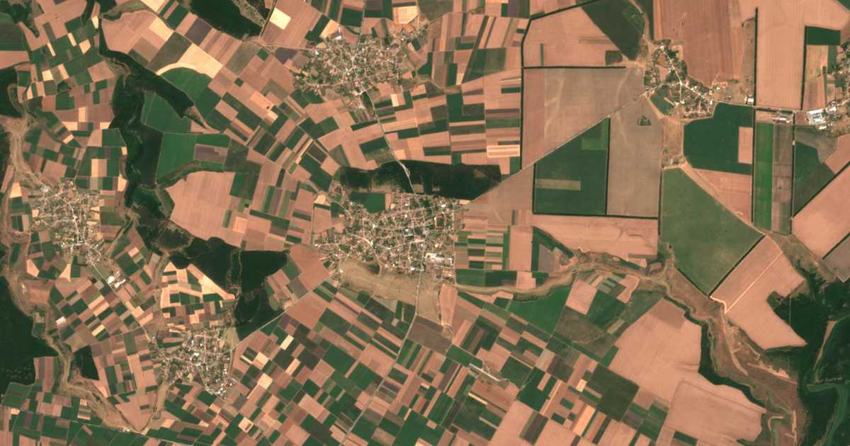 Carte satellite de Branichevo