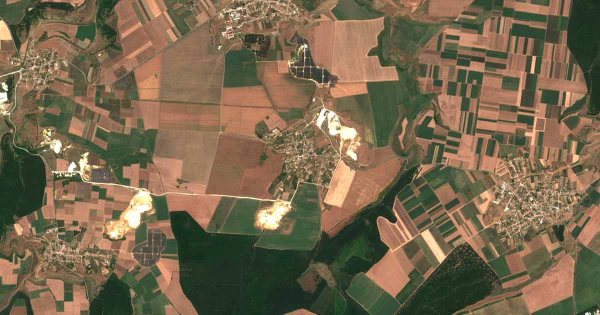 Carte satellite de Dojranci