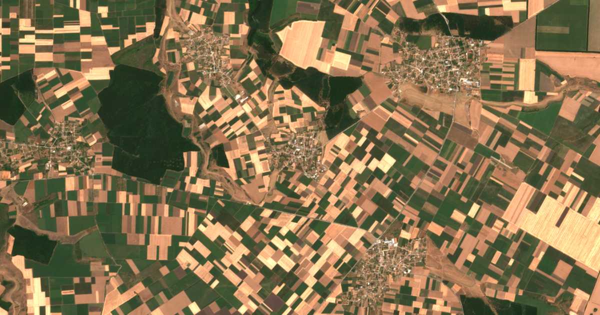 Carte satellite de Gusla