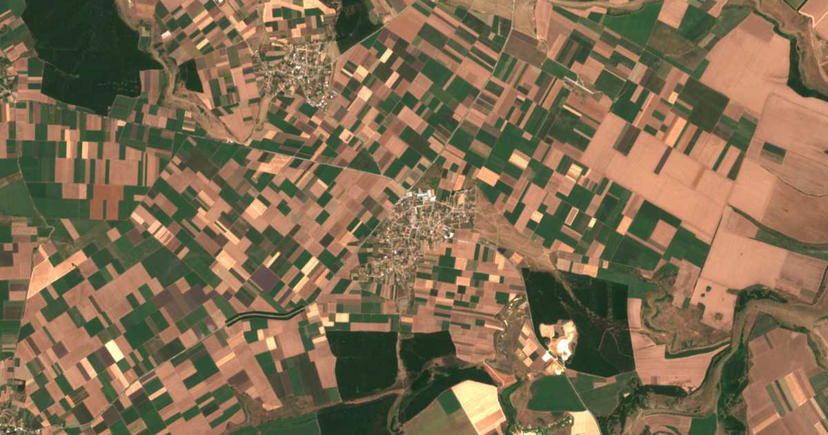 Carte satellite de Pristoe