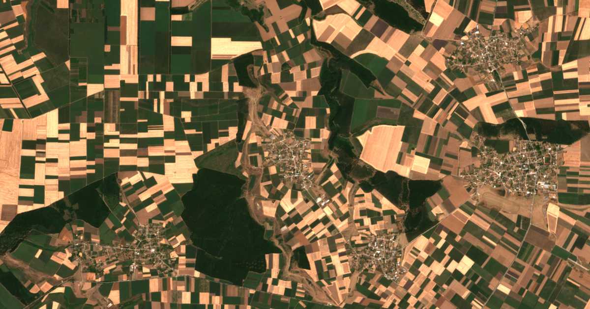 Carte satellite de Sredkovets