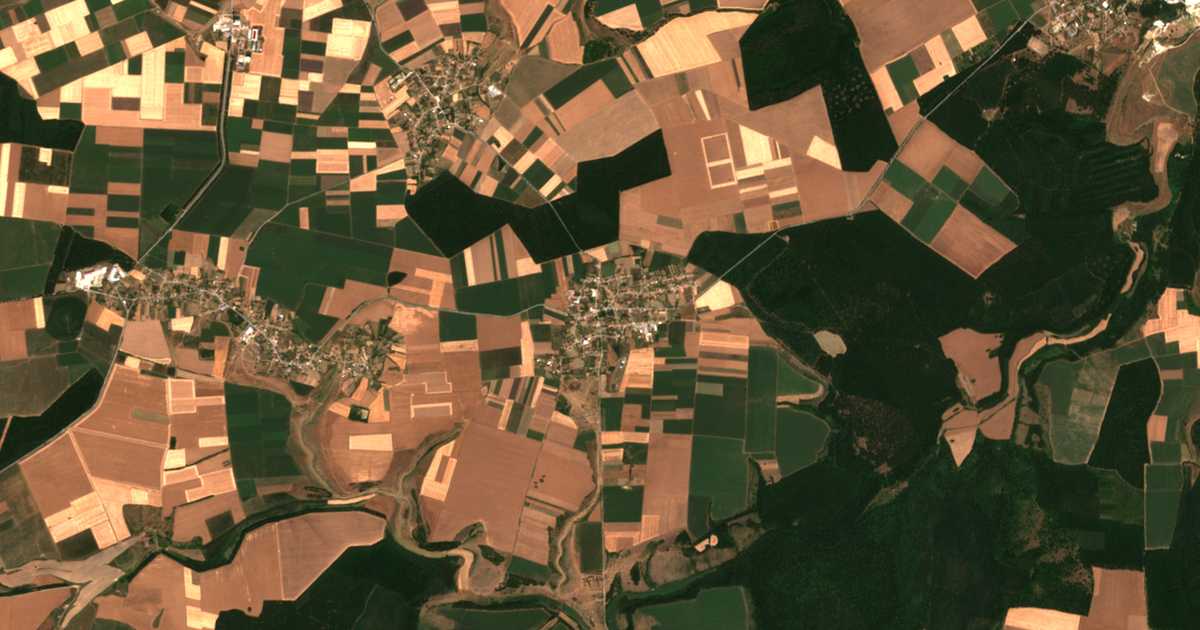 Carte satellite de Takach
