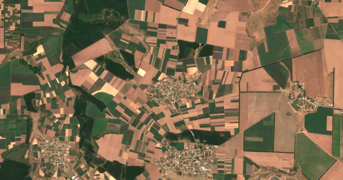 Carte satellite de Zagoriche