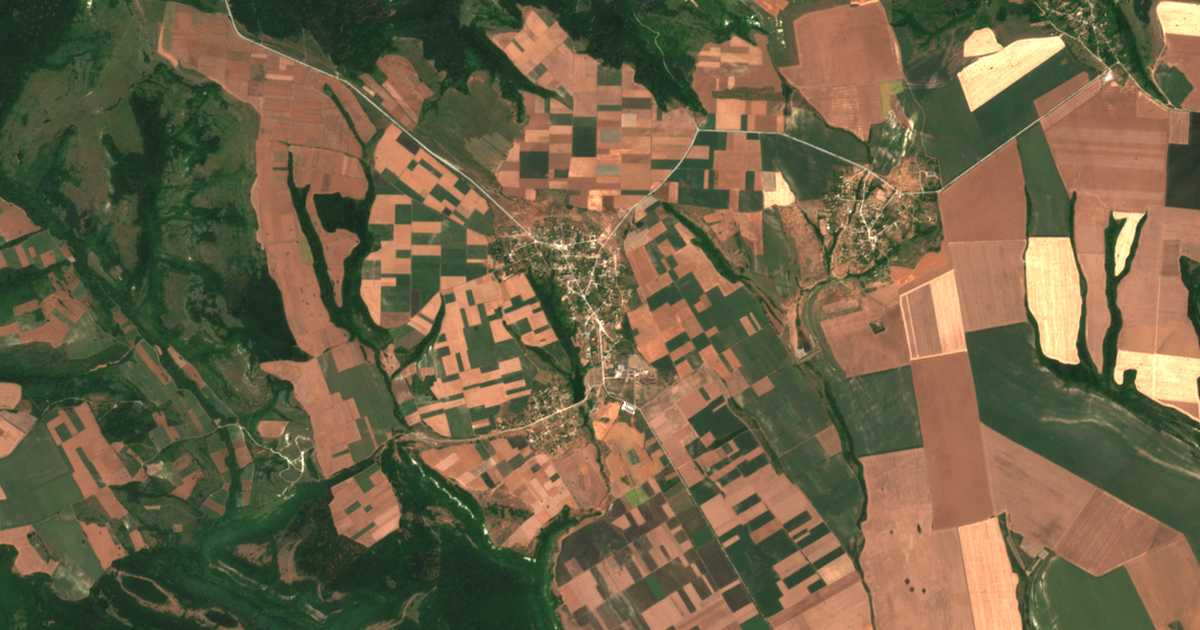Carte satellite de Markovo