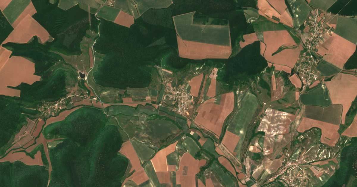 Carte satellite de Kriva Reka