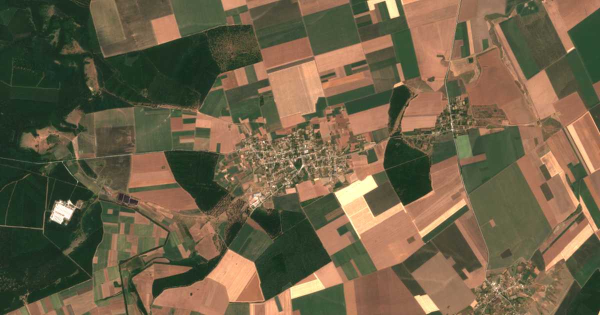 Carte satellite de Pet Mogili