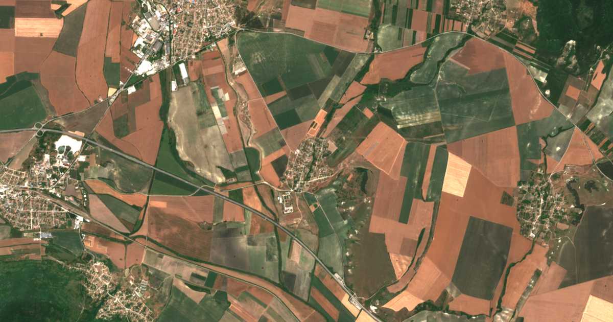 Carte satellite de Enevo