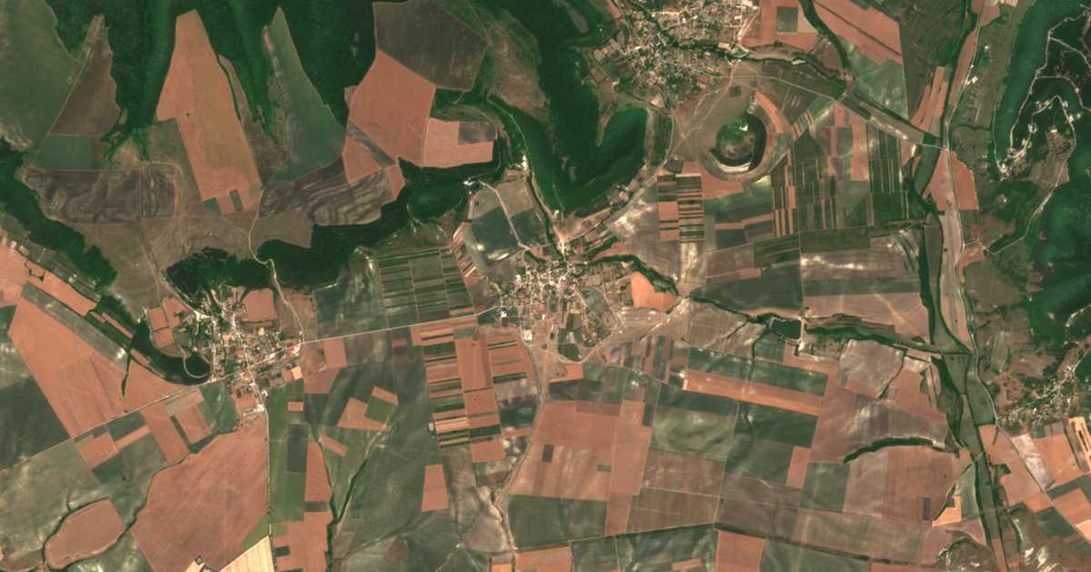 Carte satellite de Izbul