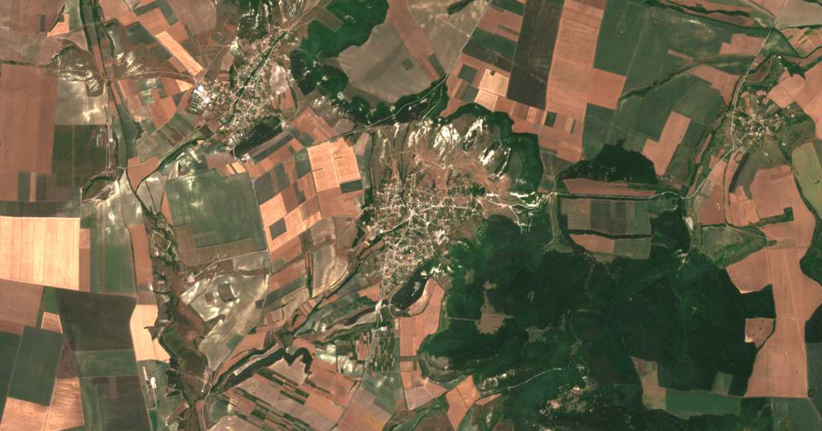 Carte satellite de Pamukčii