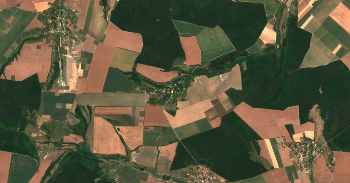 Carte satellite de Pisarevo