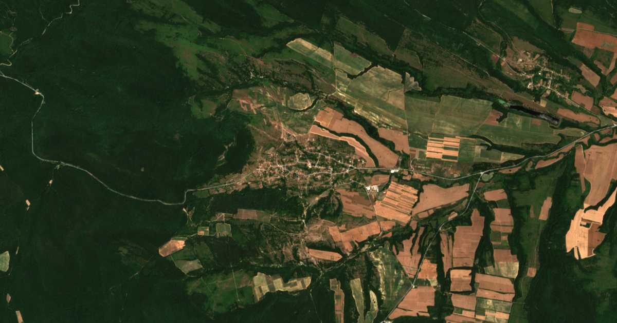 Carte satellite de Rish