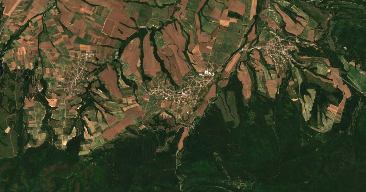 Carte satellite de Bjala Reka