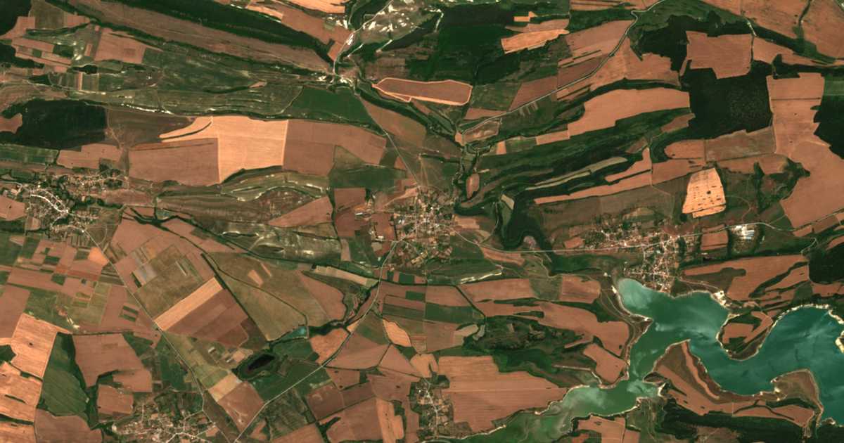 Carte satellite de Konevo