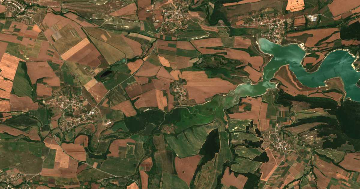 Carte satellite de Kjolmen