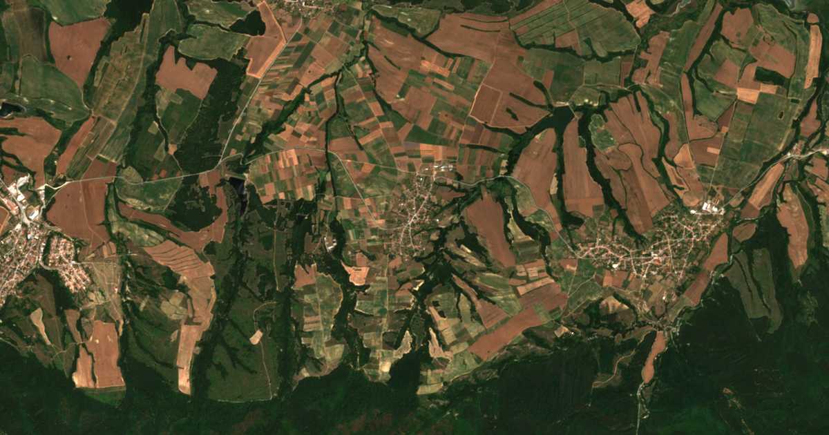 Carte satellite de Nova bjala reka