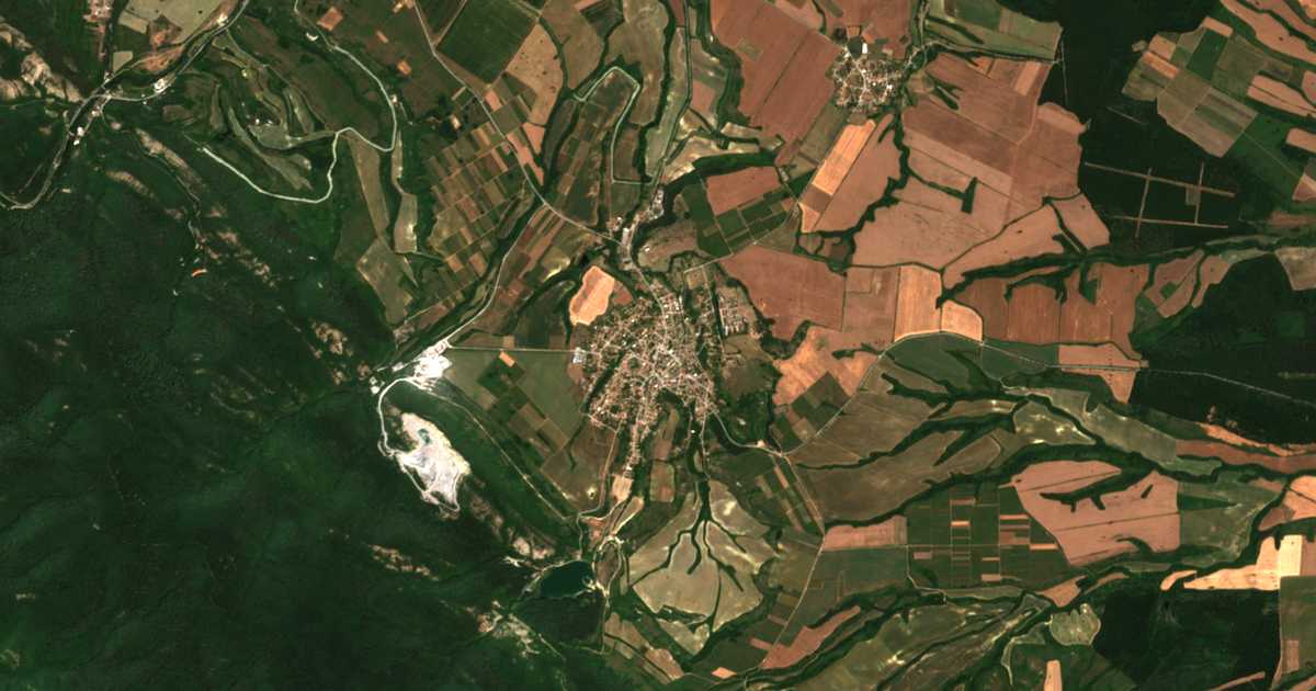 Carte satellite de Dragoevo
