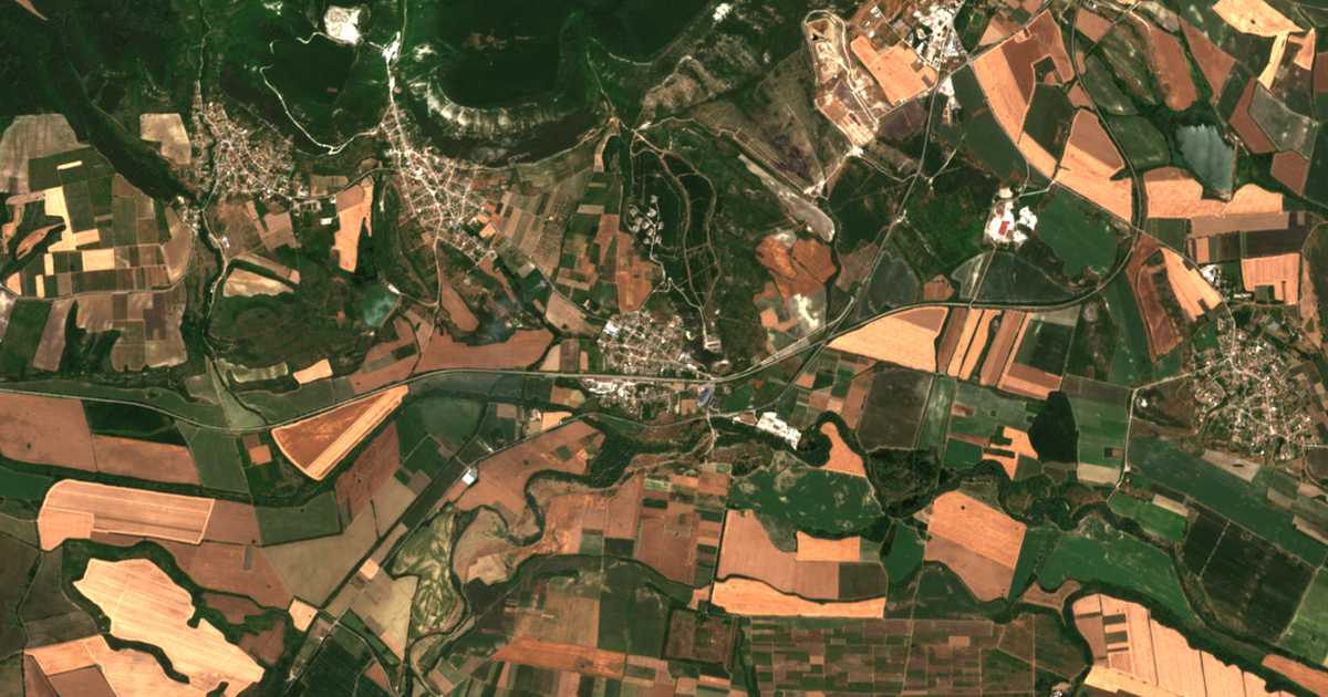 Carte satellite de Han Krum