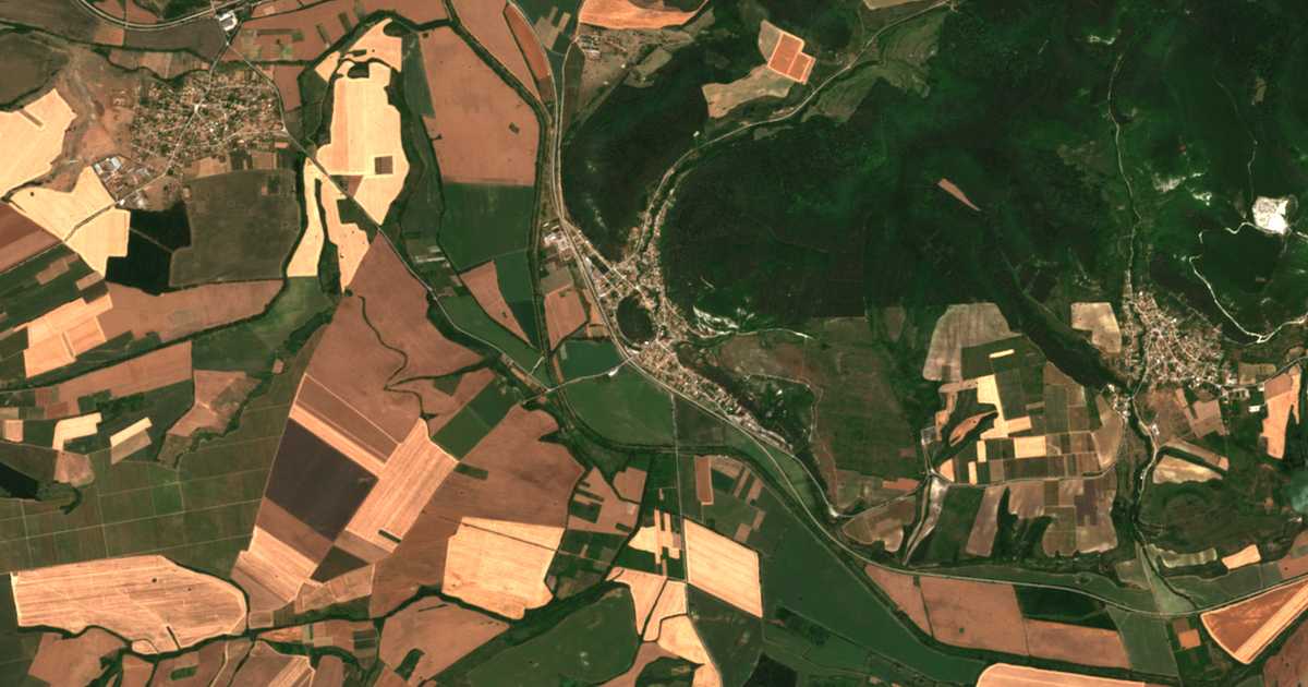 Carte satellite de Kochovo