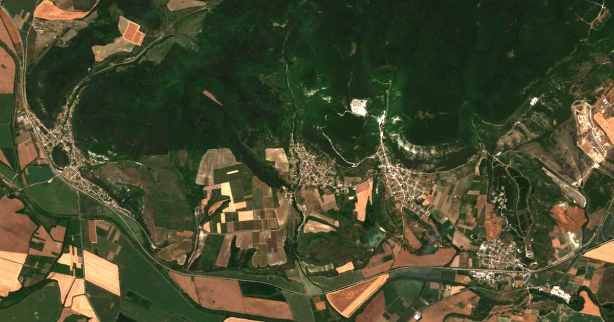 Carte satellite de Osmar