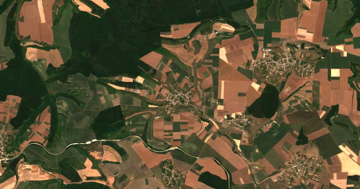 Carte satellite de Boyan